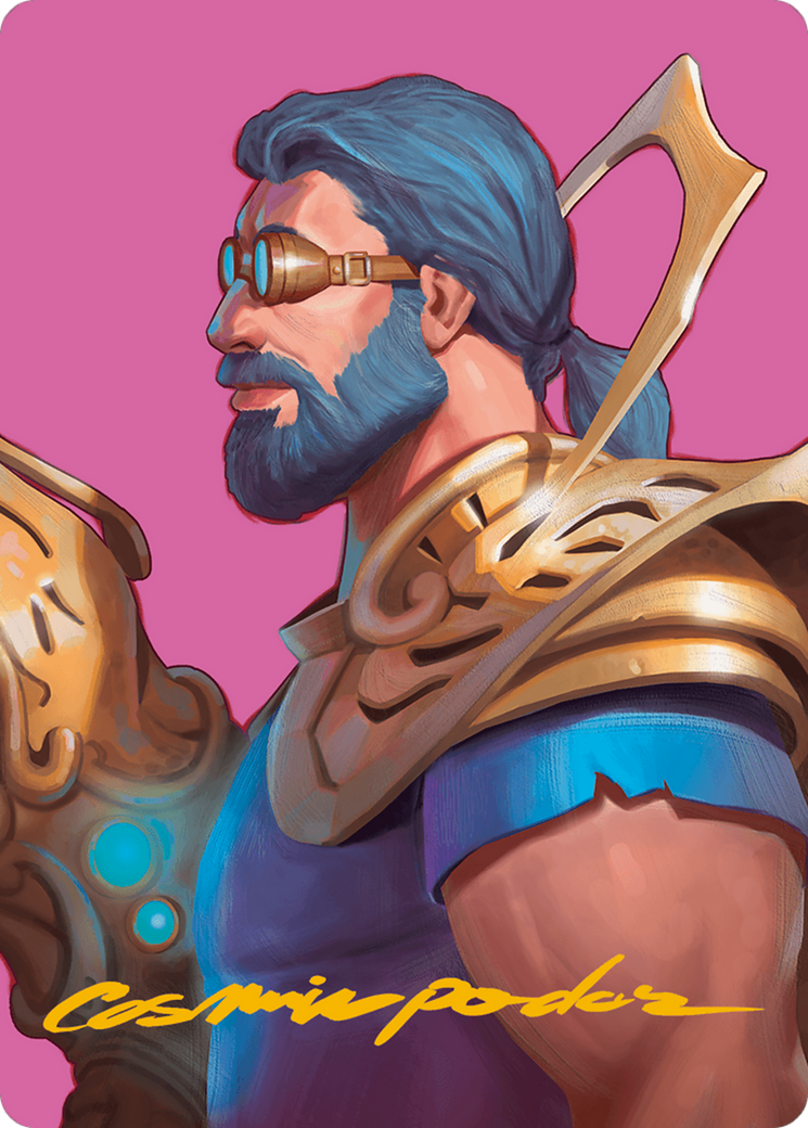 Satya, Aetherflux Genius Art Card (Gold-Stamped Signature) [Modern Horizons 3 Art Series] - Destination Retro