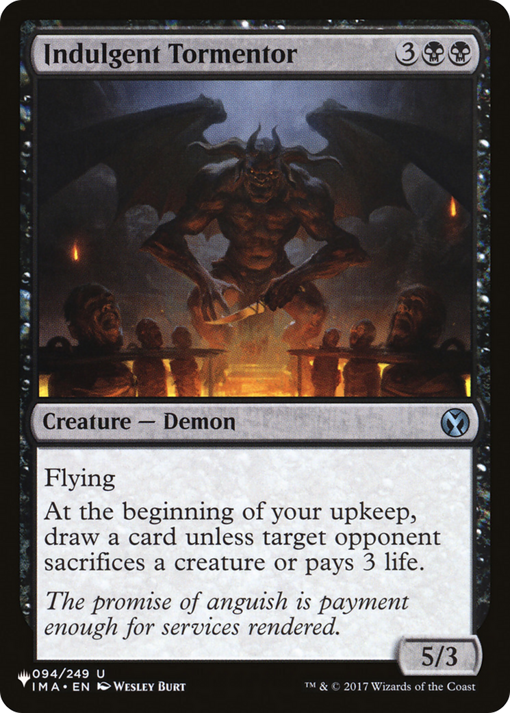 Indulgent Tormentor [The List] - Destination Retro