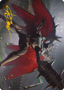 Phyrexian Vindicator Art Card (Gold-Stamped Signature) [Phyrexia: All Will Be One Art Series] - Destination Retro