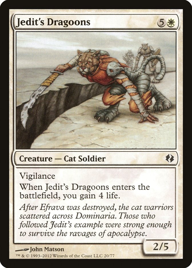 Jedit's Dragoons [Duel Decks: Venser vs. Koth] - Destination Retro