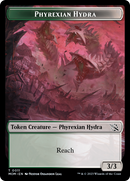 Warrior // Phyrexian Hydra (11) Double-Sided Token [March of the Machine Tokens] - Destination Retro
