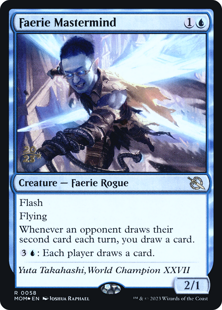 Faerie Mastermind [March of the Machine Prerelease Promos] - Destination Retro