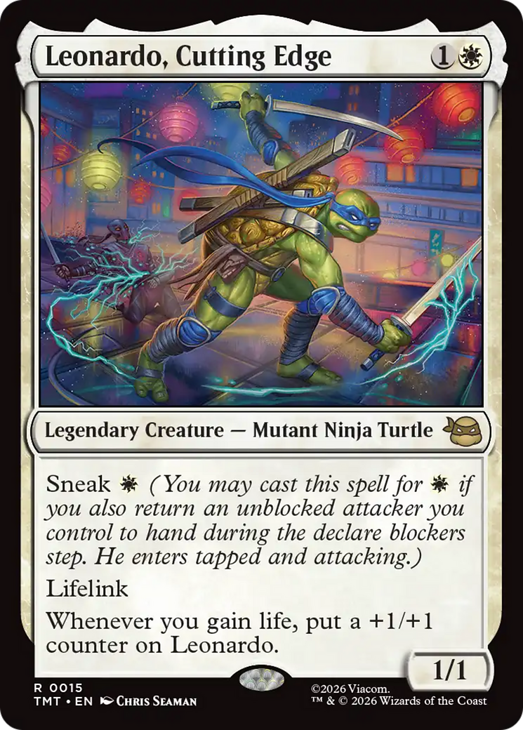 Leonardo, Cutting Edge [Teenage Mutant Ninja Turtles] - Destination Retro