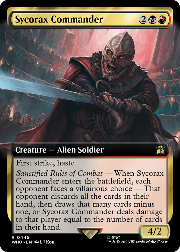 Sycorax Commander (Extended Art) [Doctor Who] - Destination Retro
