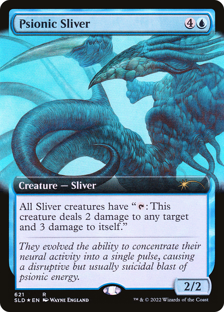 Psionic Sliver (Extended Art) [Secret Lair Drop Promos] - Destination Retro