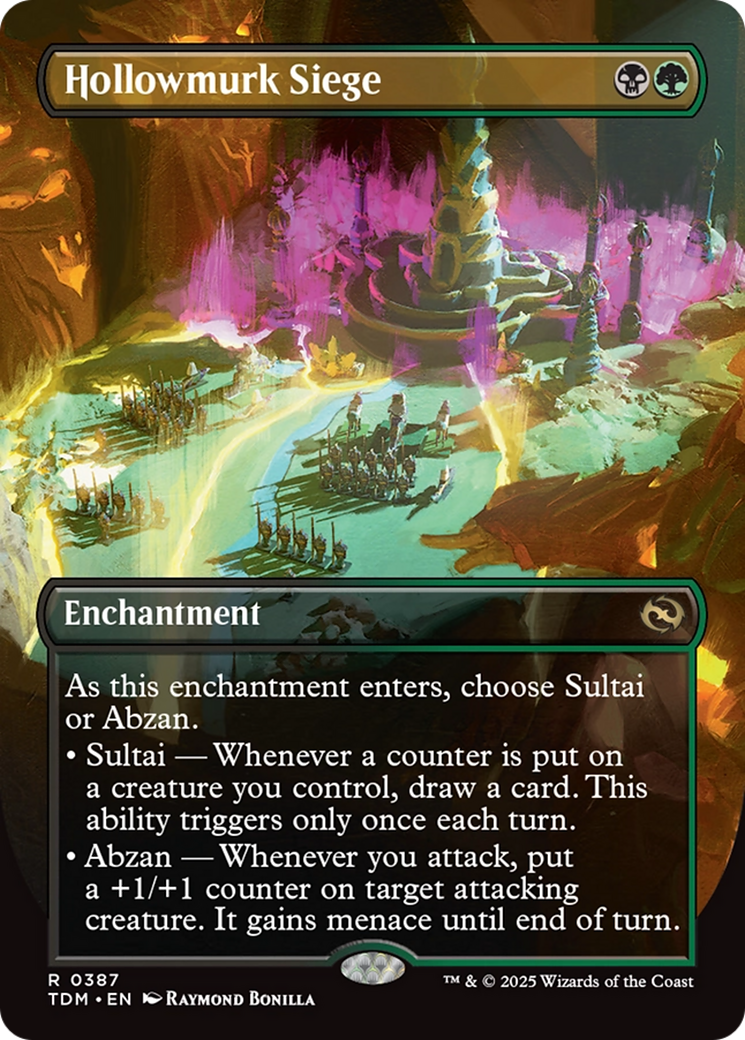 Hollowmurk Siege (Borderless) [Tarkir: Dragonstorm] - Destination Retro