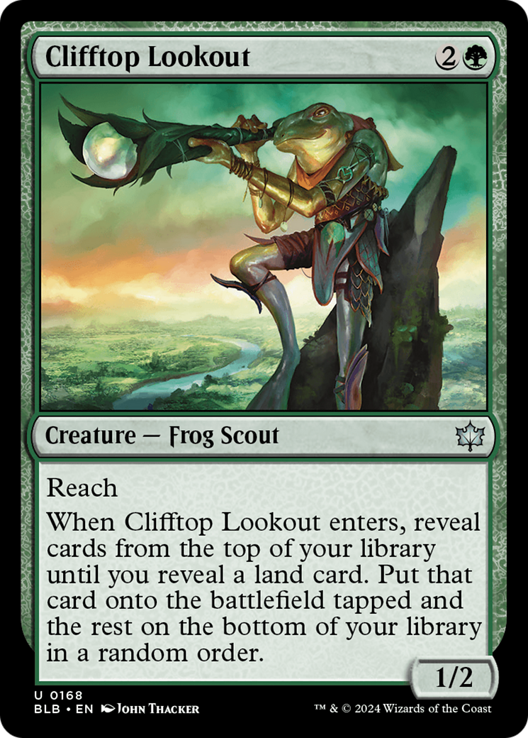 Clifftop Lookout [Bloomburrow] - Destination Retro