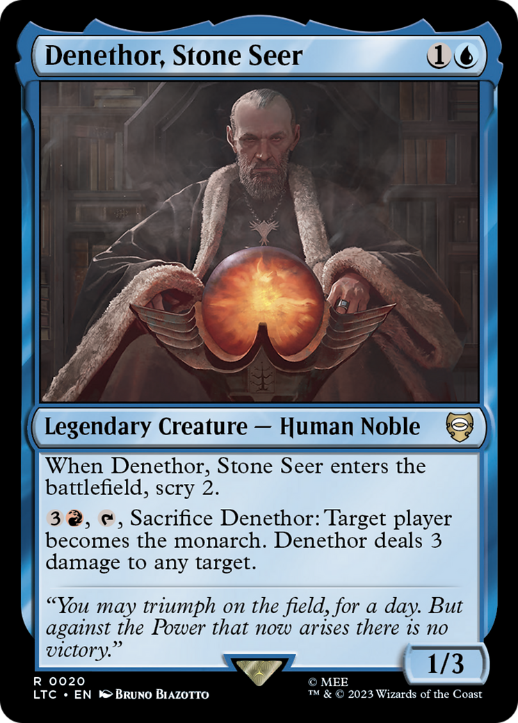 Denethor, Stone Seer [The Lord of the Rings: Tales of Middle-Earth Commander] - Destination Retro