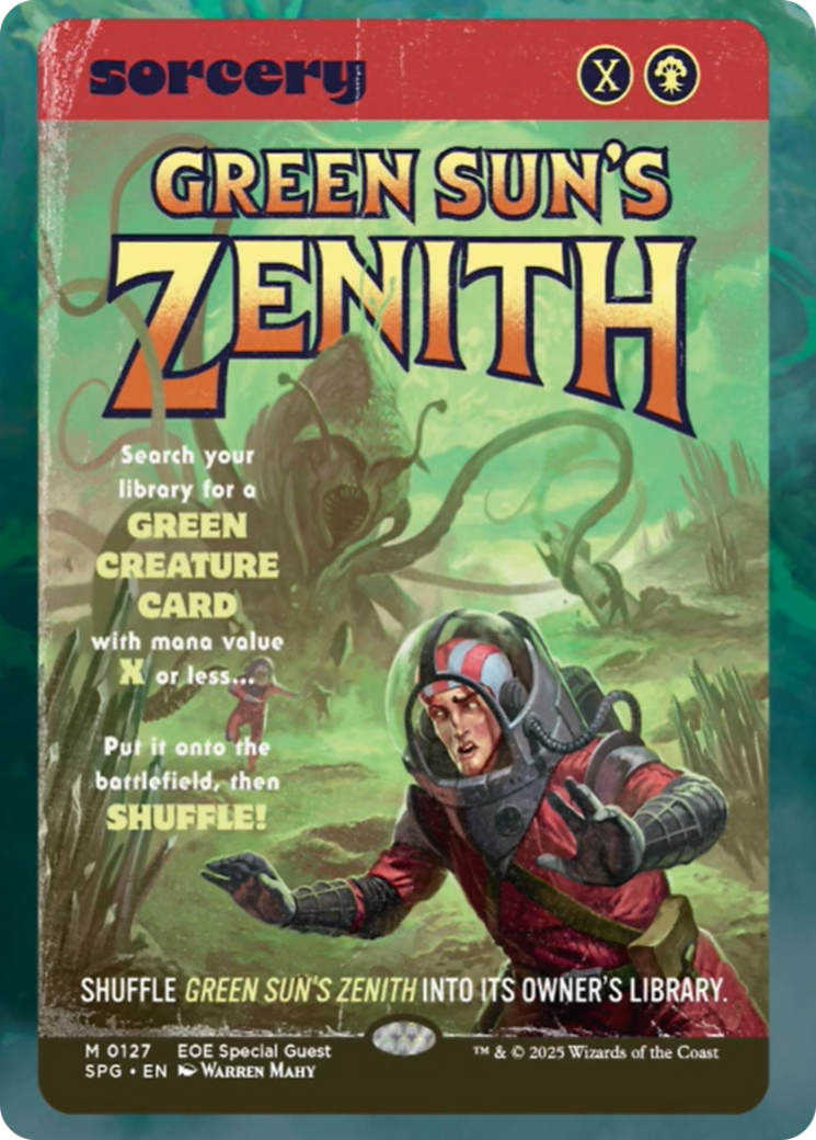 Green Sun's Zenith (Showcase) [Edge of Eternities Special Guests] - Destination Retro