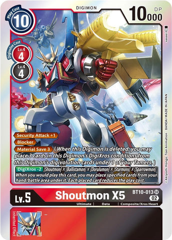 Shoutmon X5 [BT10-013] [Xros Encounter] - Destination Retro