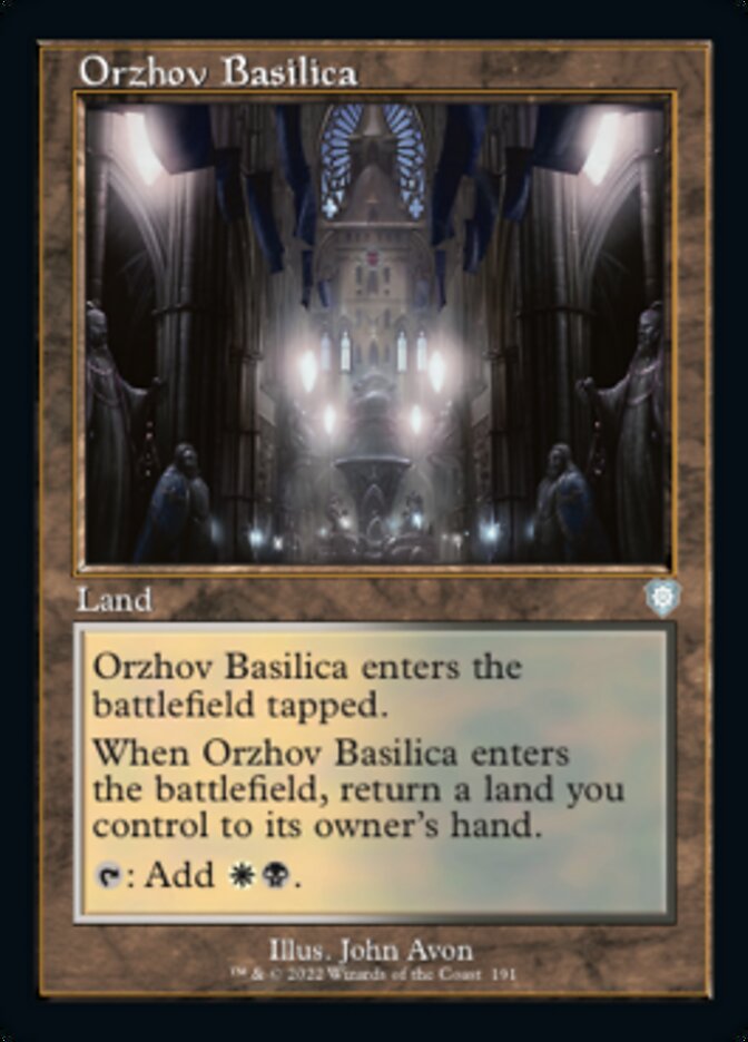 Orzhov Basilica (Retro) [The Brothers' War Commander] - Destination Retro