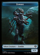 Human Soldier // Zombie (0013) Double-Sided Token [Commander Masters Tokens] - Destination Retro