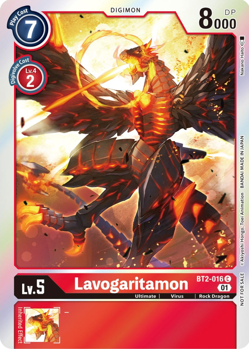 Lavogaritamon [BT2-016] (ST-11 Special Entry Pack) [Release Special Booster Promos] - Destination Retro