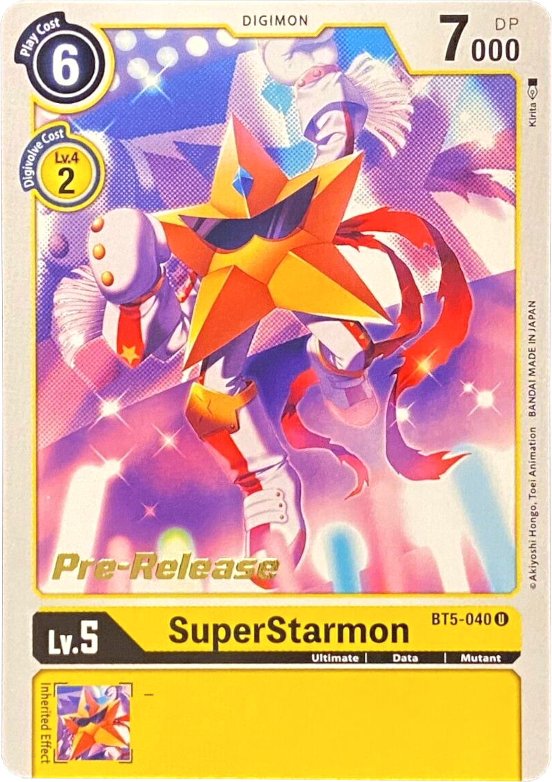 SuperStarmon [BT5-040] [Battle of Omni Pre-Release Promos] - Destination Retro