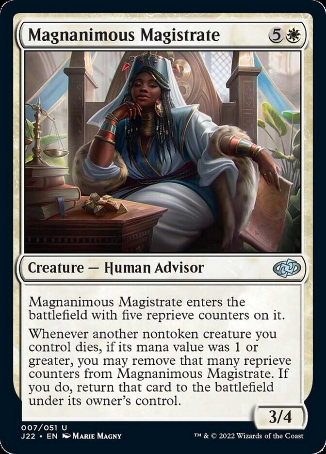 Magnanimous Magistrate [Jumpstart 2022] - Destination Retro