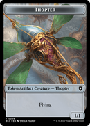 Goblin // Thopter Double-Sided Token [Bloomburrow Commander Tokens] - Destination Retro