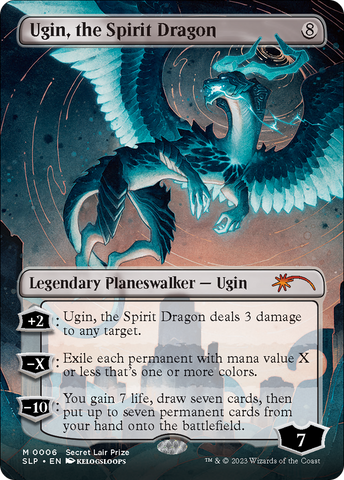Ugin, the Spirit Dragon (Borderless) [Secret Lair Showdown] - Destination Retro
