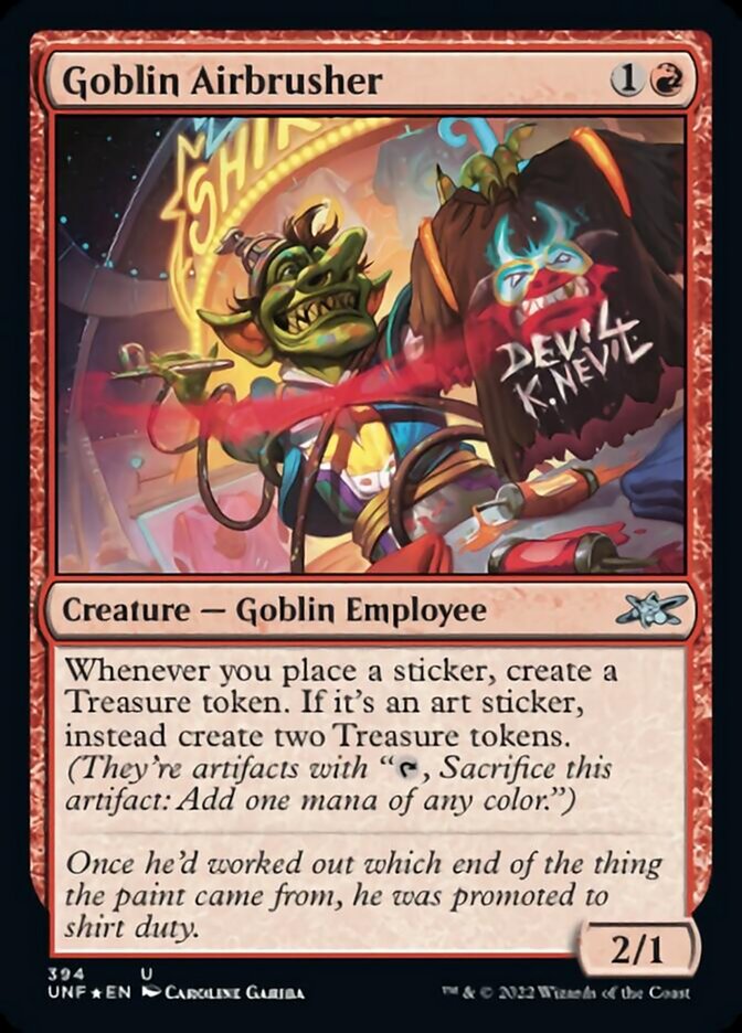 Goblin Airbrusher (Galaxy Foil) [Unfinity] - Destination Retro