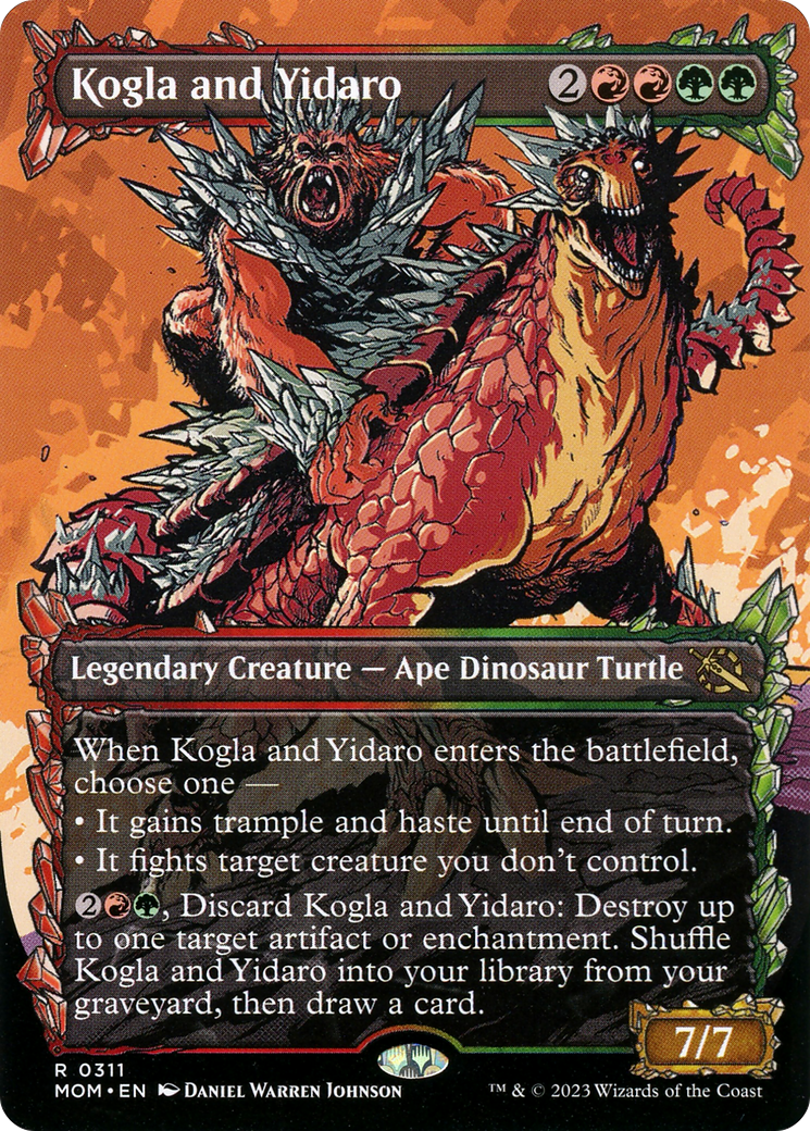 Kogla and Yidaro (Showcase Planar Booster Fun) [March of the Machine] - Destination Retro