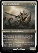 Puresteel Paladin (Foil Etched) [Commander Masters] - Destination Retro
