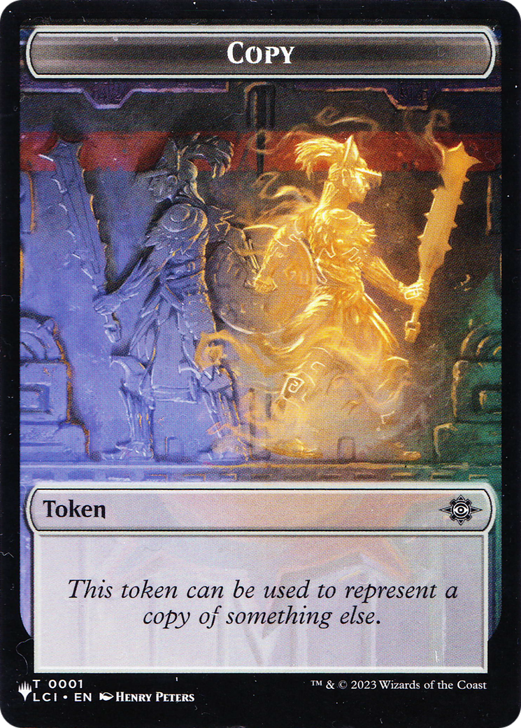 Clue // Copy Double-Sided Token [The List] - Destination Retro