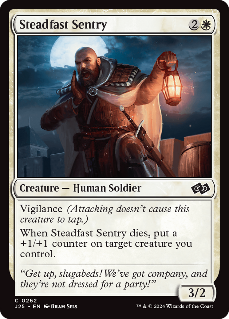 Steadfast Sentry [Foundations Jumpstart] - Destination Retro
