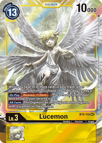 Lucemon [BT4-115] (Alternate Art) [Great Legend] - Destination Retro