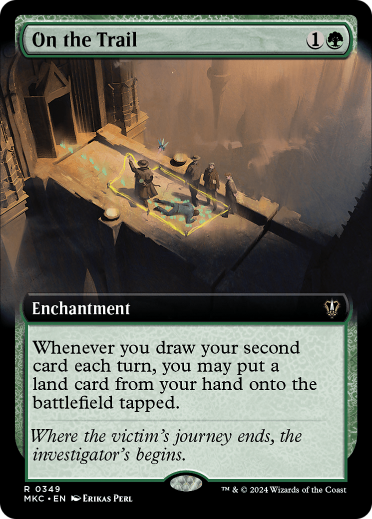 On the Trail (Extended Art) [Murders at Karlov Manor Commander] - Destination Retro