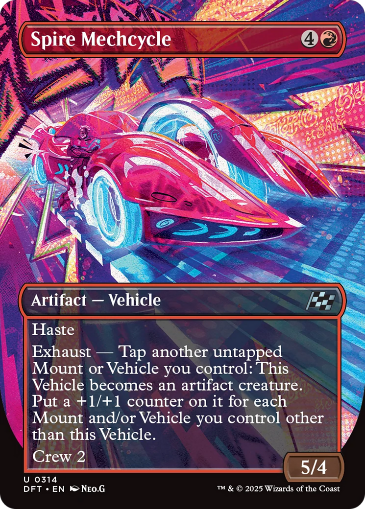 Spire Mechcycle (Borderless) [Aetherdrift] - Destination Retro