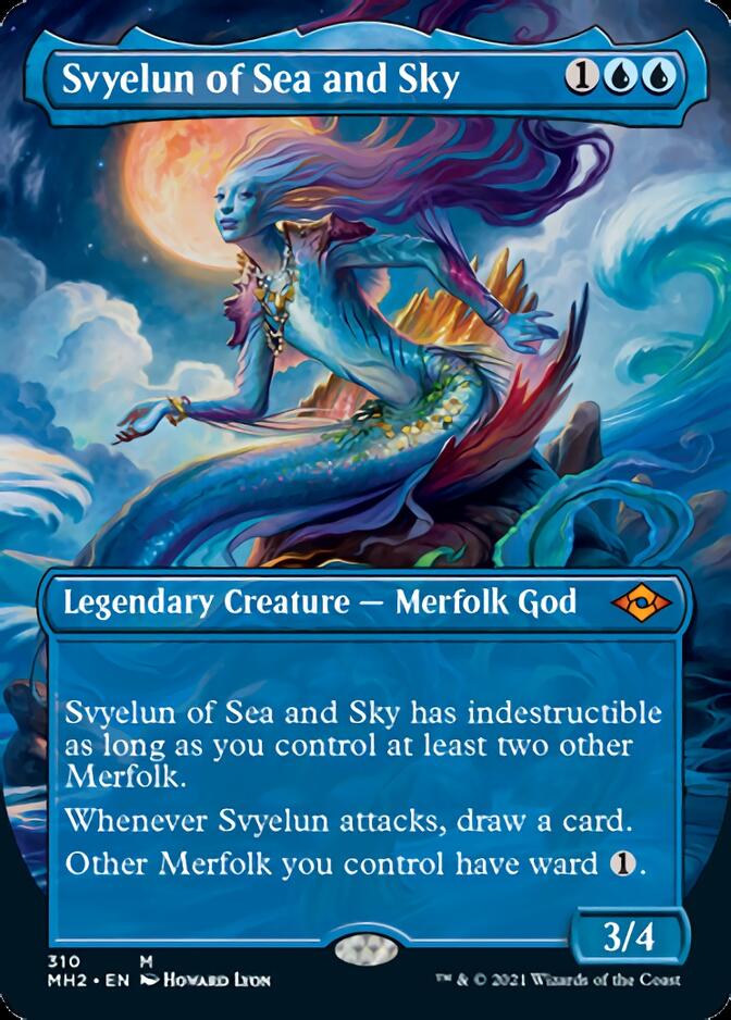 Svyelun of Sea and Sky (Borderless Alternate Art) [Modern Horizons 2] - Destination Retro