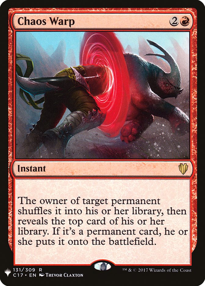 Chaos Warp (C17) [The List] - Destination Retro