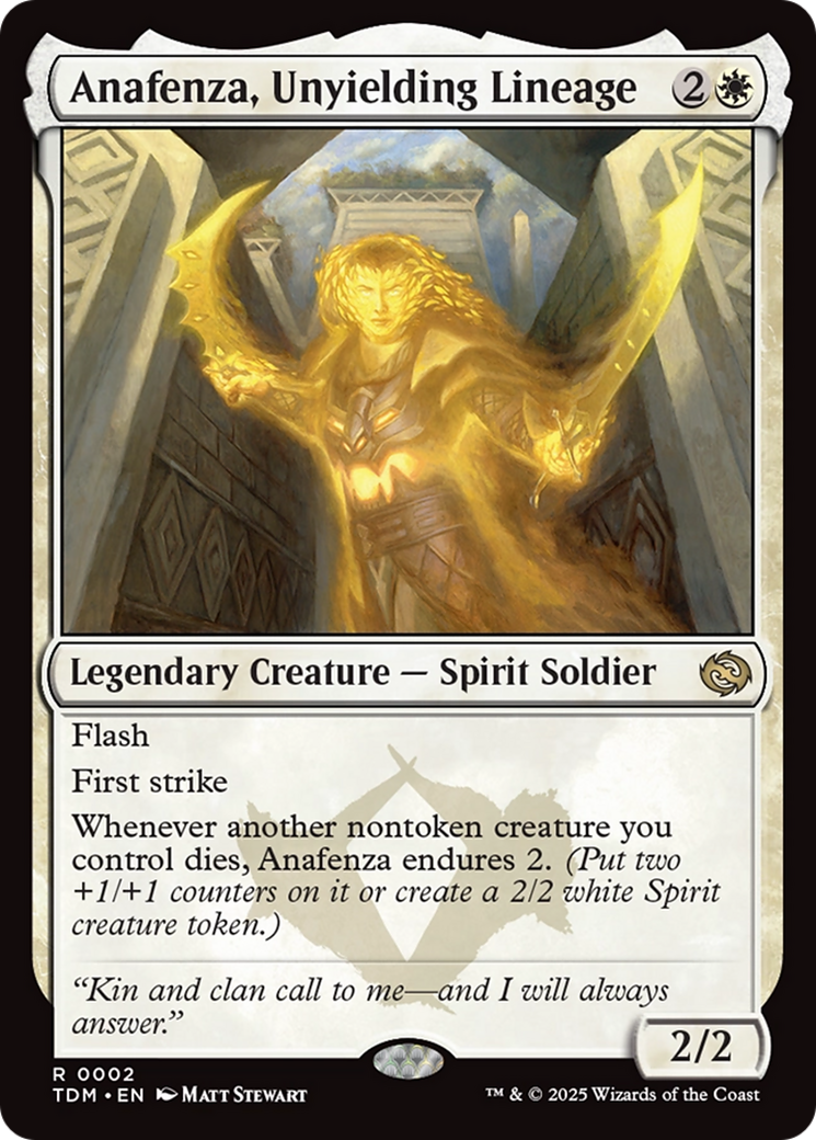 Anafenza, Unyielding Lineage [Tarkir: Dragonstorm] - Destination Retro
