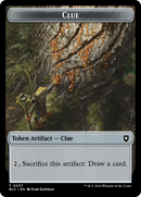 Eldrazi // Clue Double-Sided Token [Bloomburrow Commander Tokens] - Destination Retro