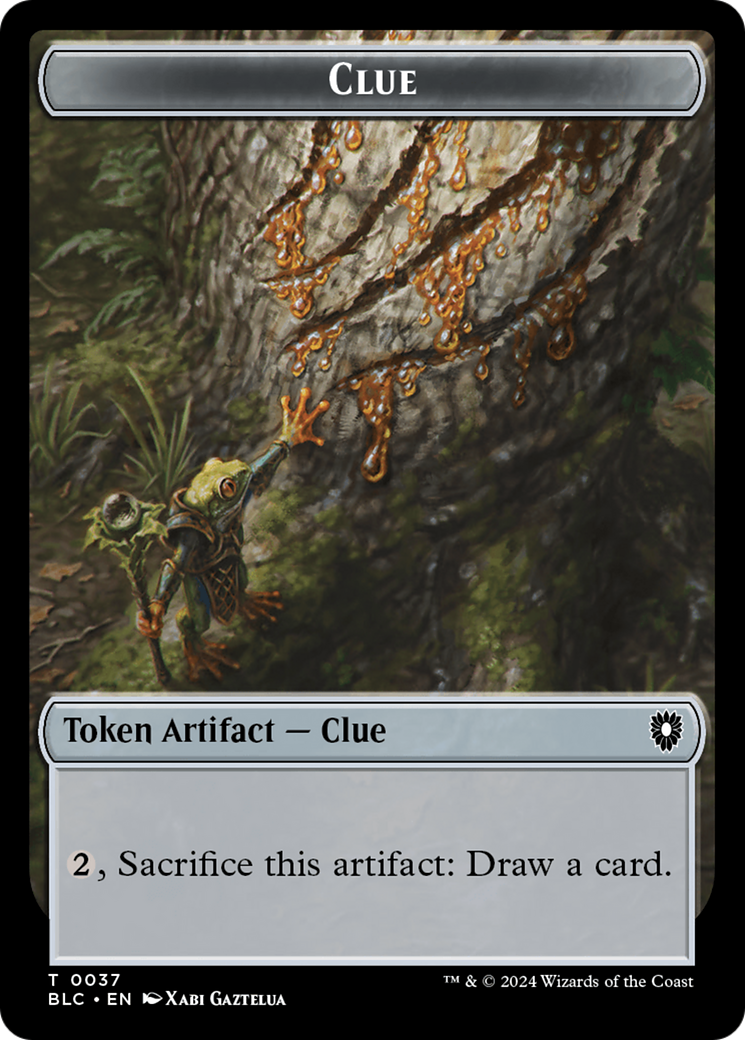 Eldrazi // Clue Double-Sided Token [Bloomburrow Commander Tokens] - Destination Retro
