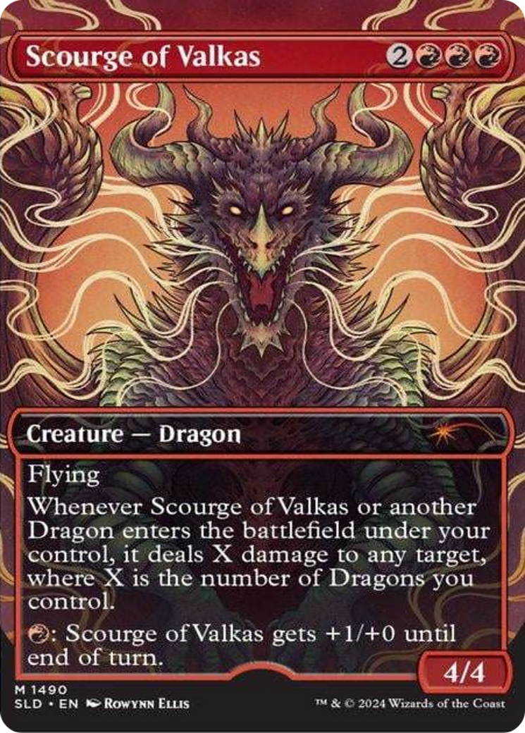 Scourge of Valkas (Rainbow Foil) [Secret Lair Drop Series] - Destination Retro