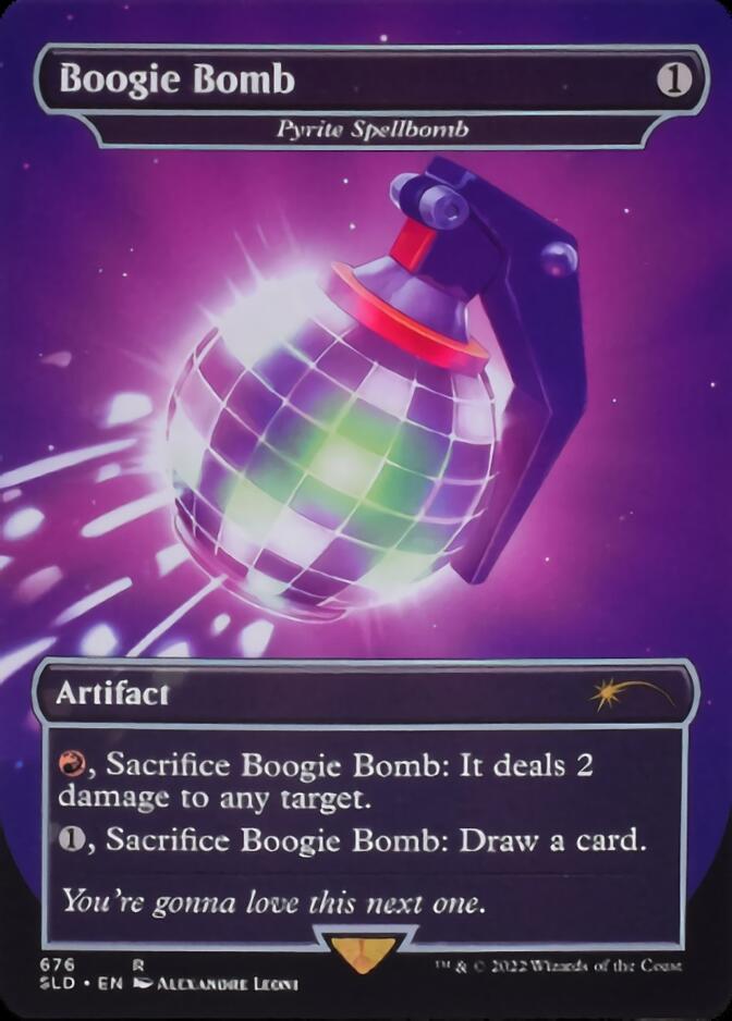 Pyrite Spellbomb - Boogie Bomb (Borderless) [Secret Lair Drop Promos] - Destination Retro