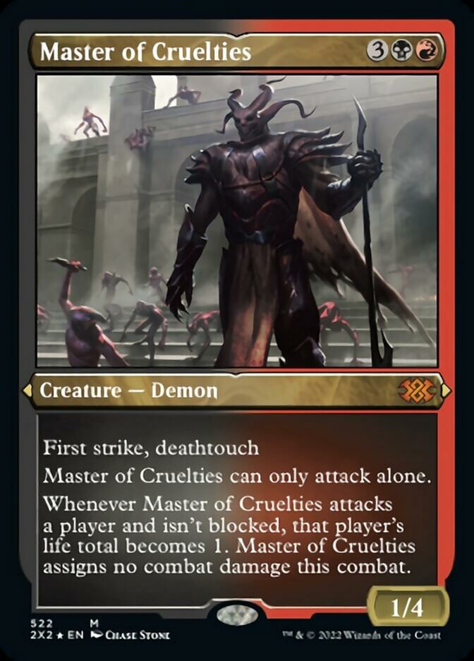 Master of Cruelties (Foil Etched) [Double Masters 2022] - Destination Retro