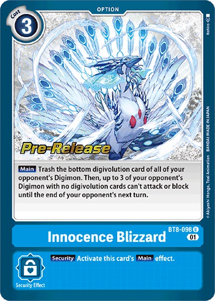 Innocence Blizzard [BT8-098] [New Awakening Pre-Release Cards] - Destination Retro