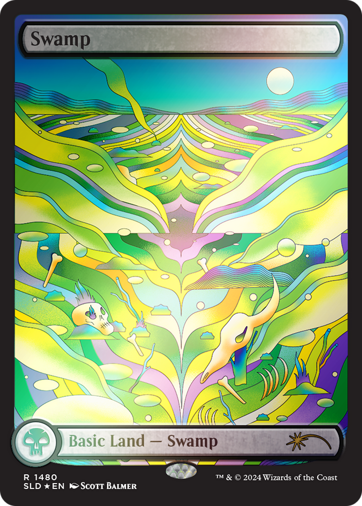 Swamp (1480) [Secret Lair Drop Series] - Destination Retro
