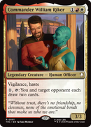 Commander William Riker (Surge Foil) [Star Trek Commander] - Destination Retro