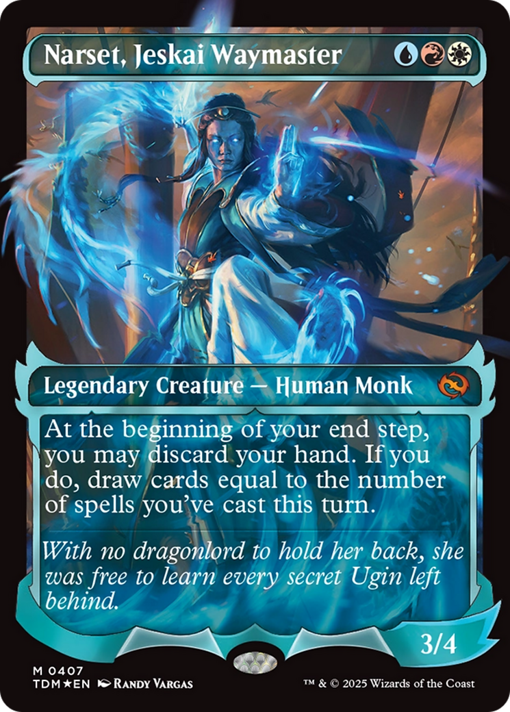Narset, Jeskai Waymaster (Showcase) [Tarkir: Dragonstorm] - Destination Retro