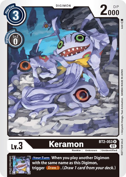 Keramon [BT2-053] (Tamer Party Vol. 3) [Release Special Booster Promos] - Destination Retro