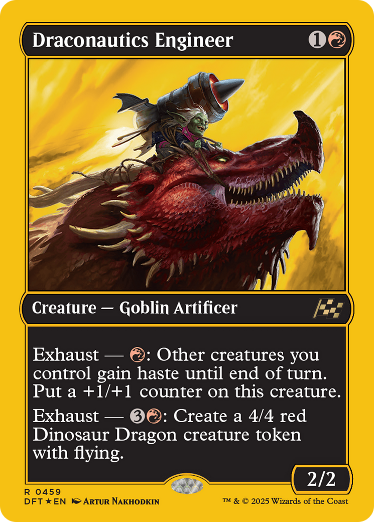 Draconautics Engineer (First-Place Foil) [Aetherdrift] - Destination Retro