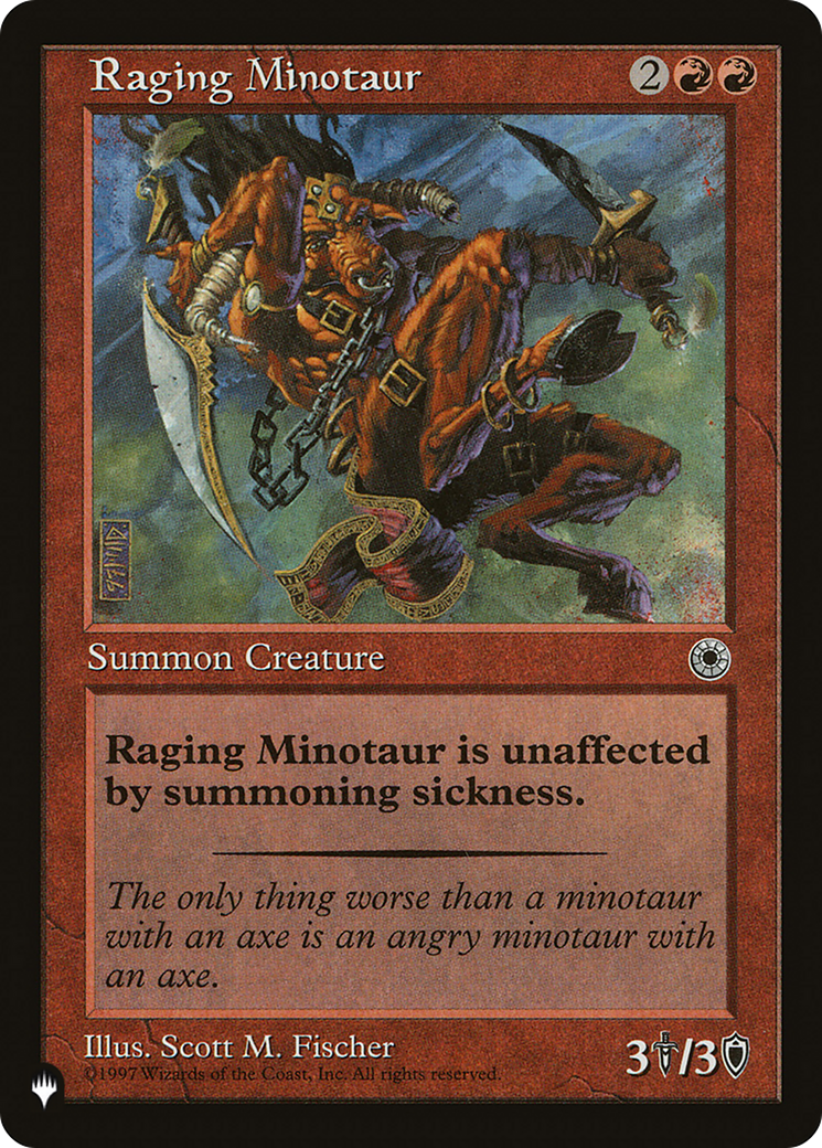 Raging Minotaur [The List] - Destination Retro