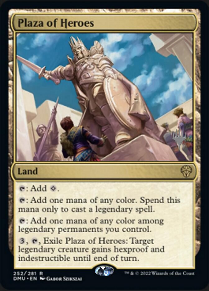 Plaza of Heroes (Promo Pack) [Dominaria United Promos] - Destination Retro