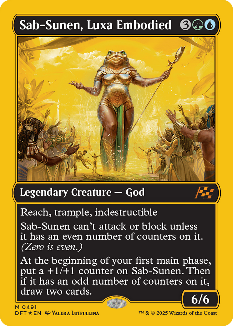 Sab-Sunen, Luxa Embodied (First-Place Foil) [Aetherdrift] - Destination Retro