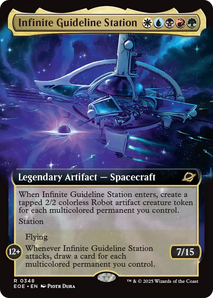 Infinite Guideline Station (Extended Art) [Edge of Eternities] - Destination Retro
