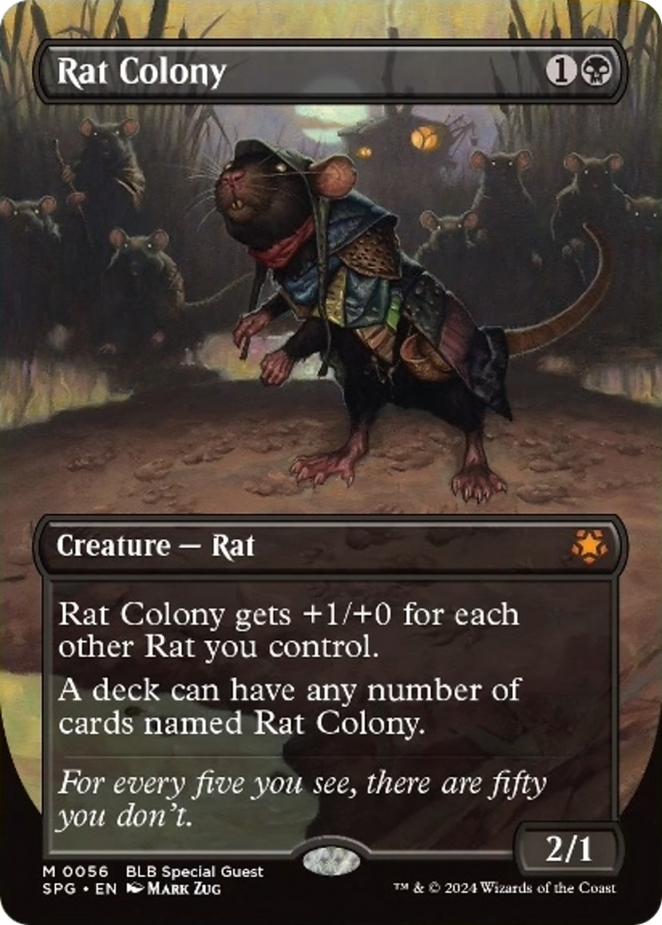 Rat Colony (Borderless) [Bloomburrow Special Guests] - Destination Retro
