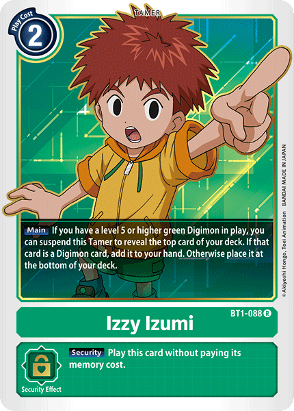 Izzy Izumi [BT1-088] [Release Special Booster Ver.1.0] - Destination Retro
