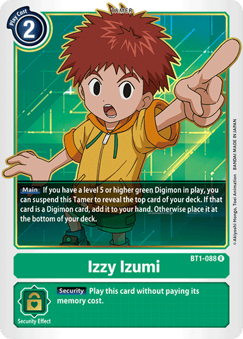 Izzy Izumi [BT1-088] [Release Special Booster Ver.1.0] - Destination Retro
